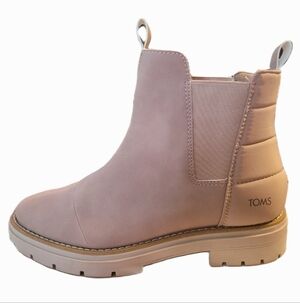 TOMS Women's Skylar Chelsea Blush Pink Ankle Boots Sz 9.5